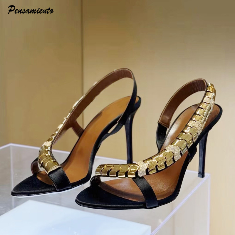 Rhinestone Sandal Women - Sandales gladiateur de luxe pour femme