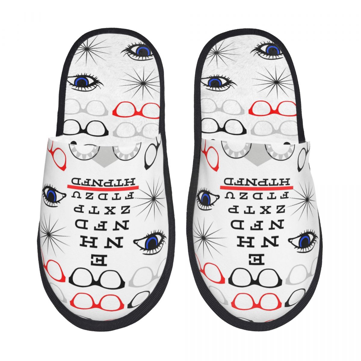 Shoes Women Chart - Pantoufles personnalisées pour femmes avec motif