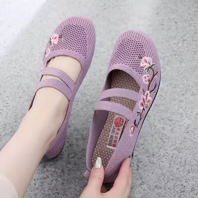 Women Shoes Jeans - Chaussures Brodées de Style Chinois pour