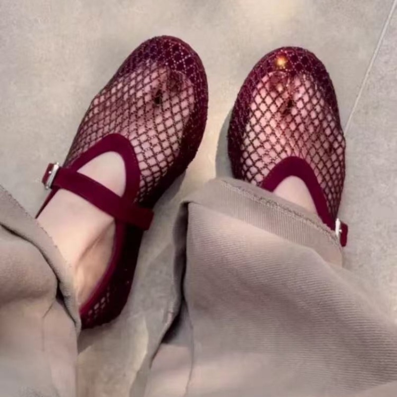 Women'S Shoes In Fashion - Sandales Baotou ajourées en strass pour