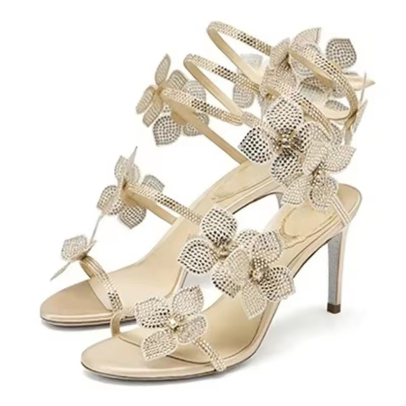 Gladiator Sandal Women - Eilyken-Sandales à talons fins en cristal
