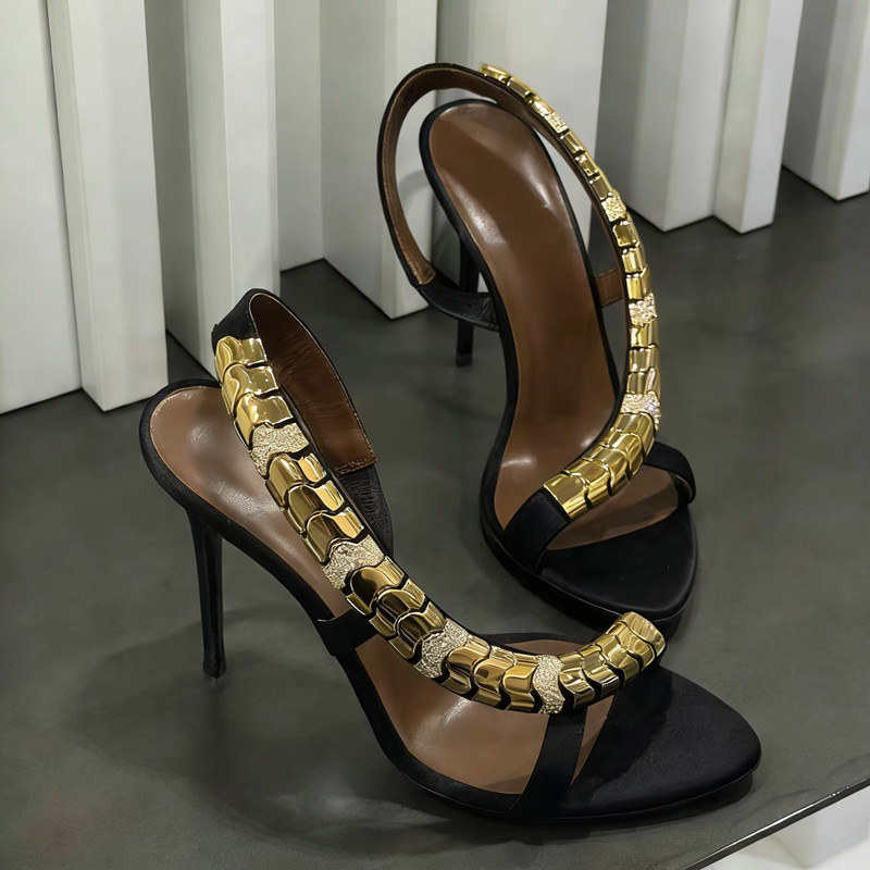 Sandales gladiateur de luxe po - Rhinestone Sandal Women avis et prix