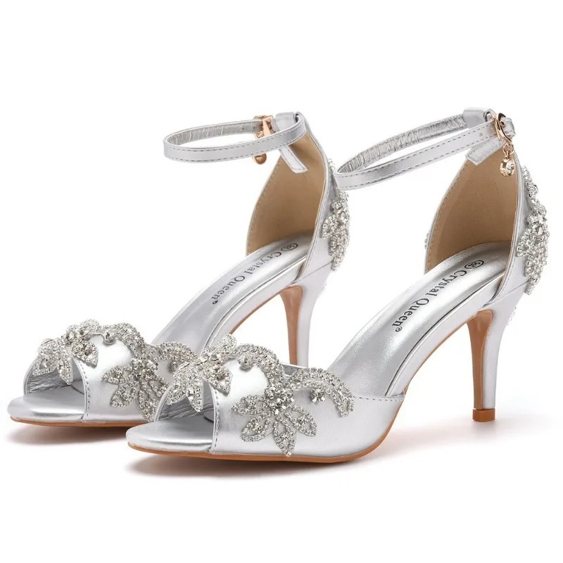 Sandales de luxe à talons haut - Rhinestone Sandal Women avis et prix