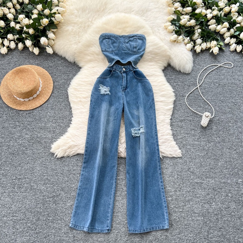 Combinaisons en jean pour femm - Women Shoes Jeans avis et prix