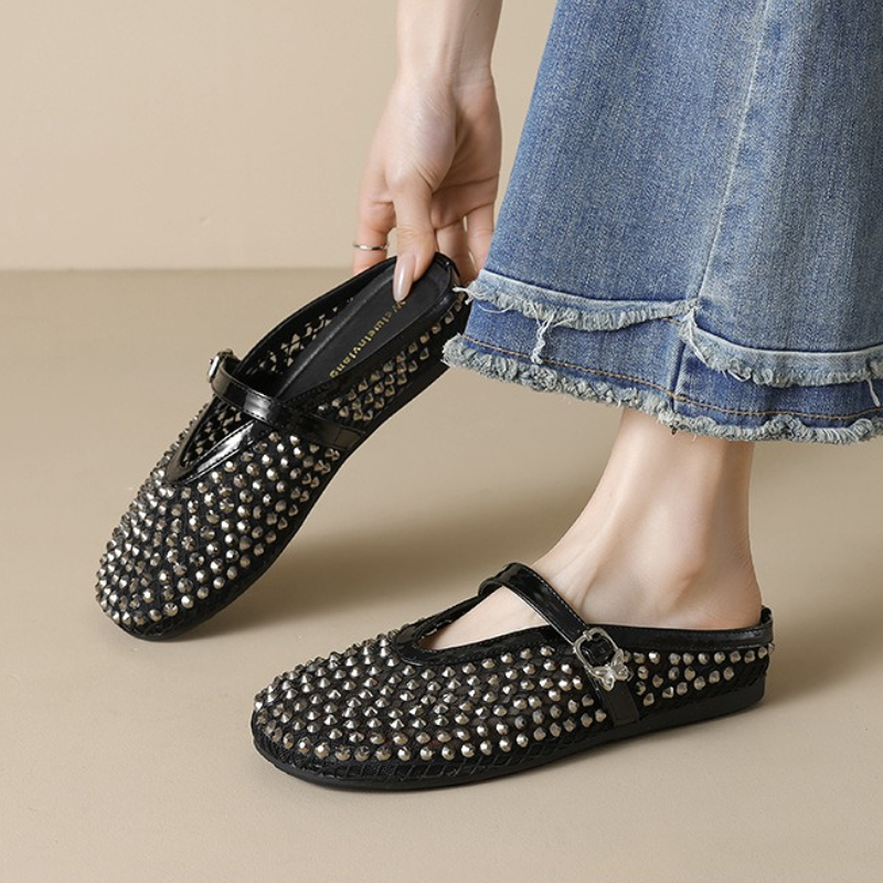 Maille strass marque pantoufle - Rhinestone Sandal Women avis et prix