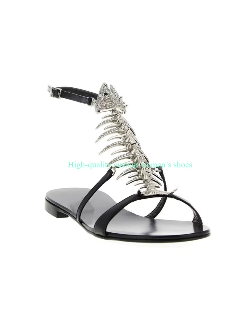 Sandales d'été plates de luxe  - Gladiator Sandal Women avis et prix