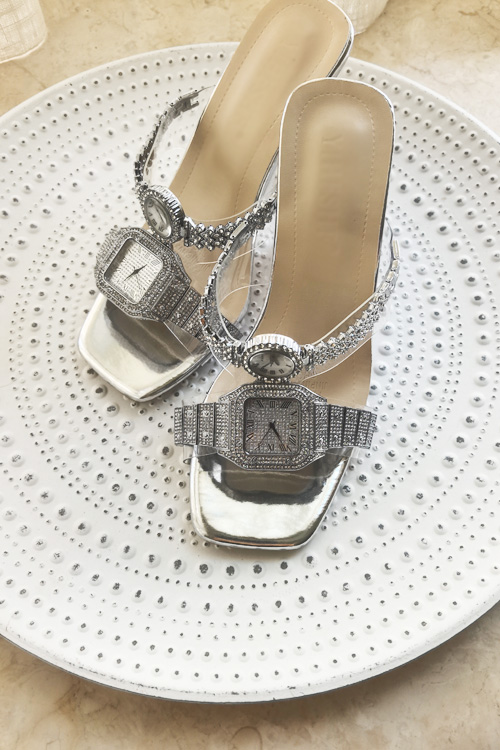 Sandales à talons hauts pour f - Clear Strap Heel avis et prix