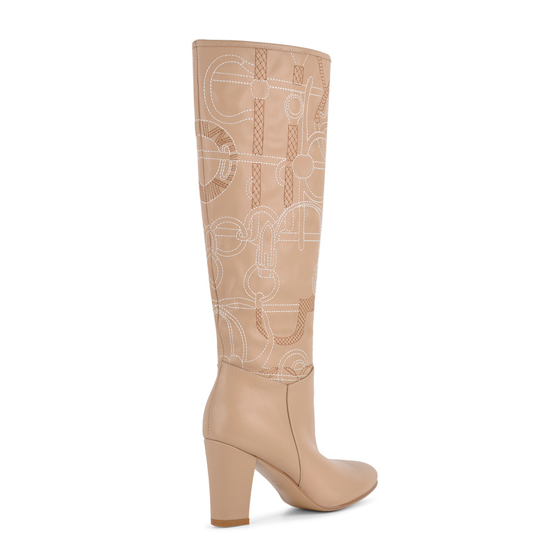 Onlymaker Bottes hautes à brod - Block Heel Ankle Boots avis et prix