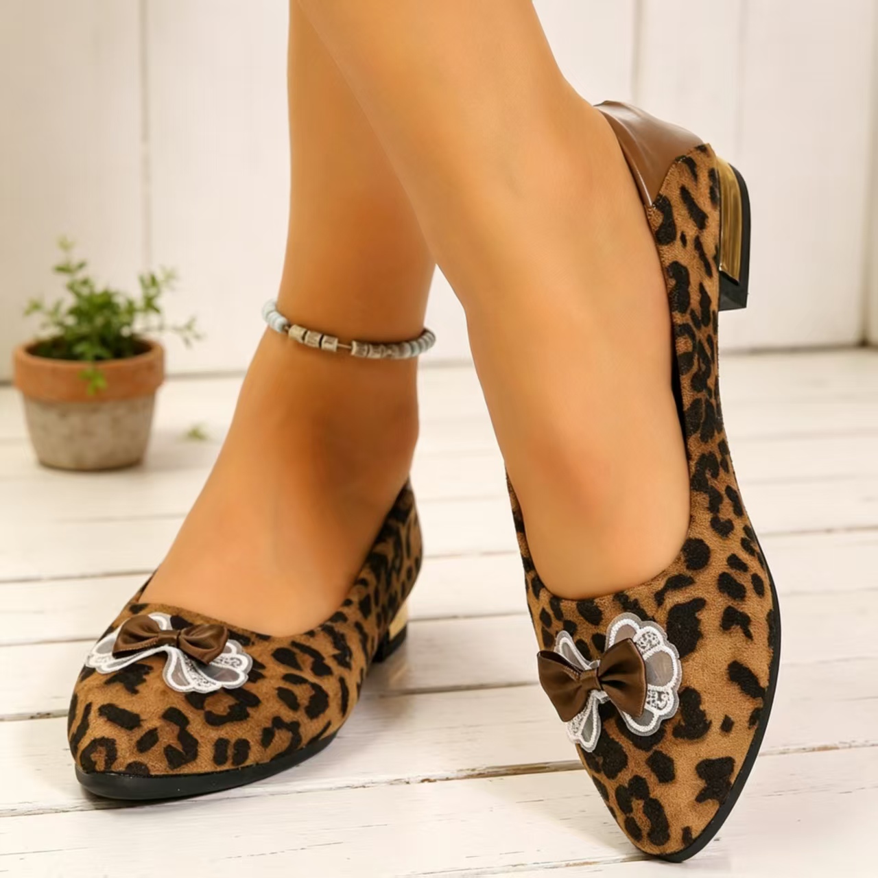 Escarpins à talon carré bas et - Women'S Shoes In Fashion avis et prix
