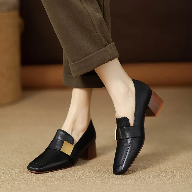 Escarpins en cuir pour femmes, - Women Shoes Jeans avis et prix