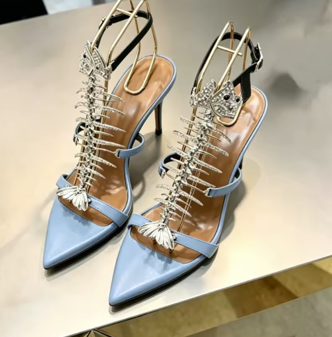 Sandales d'été élégantes pour  - Rhinestone Sandal Women avis et prix