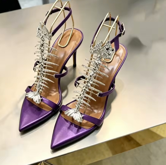 Sandales d'été élégantes pour  - Rhinestone Sandal Women avis et prix