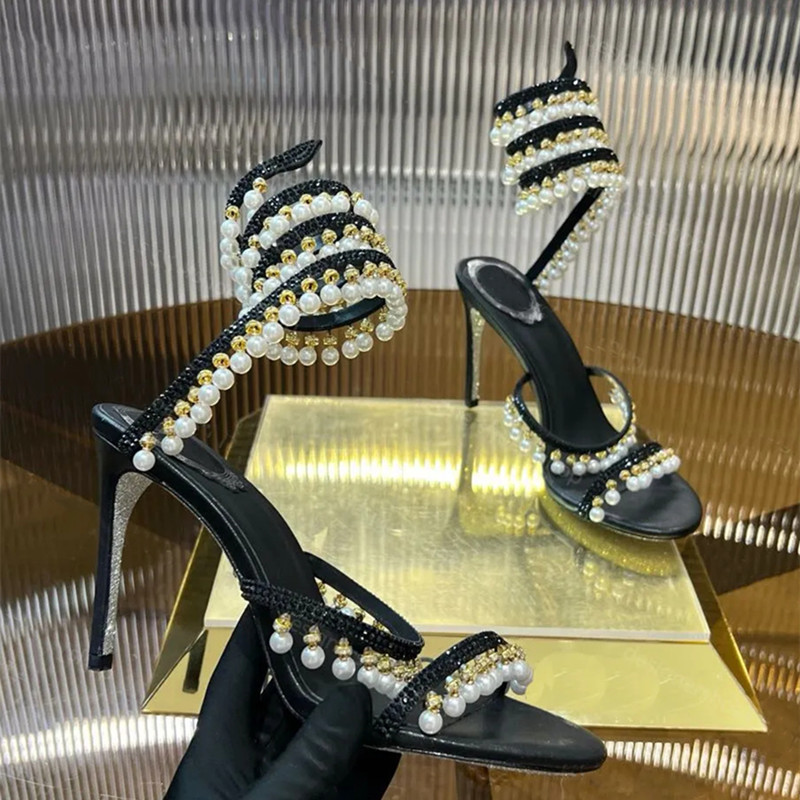 Sandales gladiateur de luxe po - Rhinestone Sandal Women avis et prix