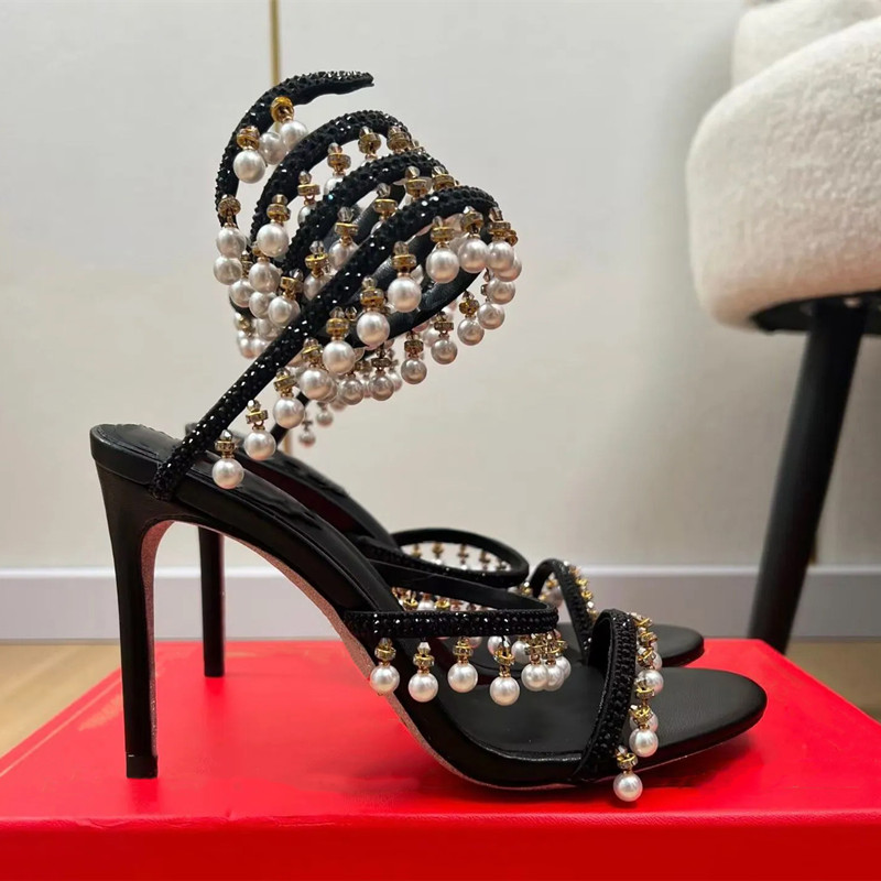 Sandales gladiateur de luxe po - Rhinestone Sandal Women avis et prix