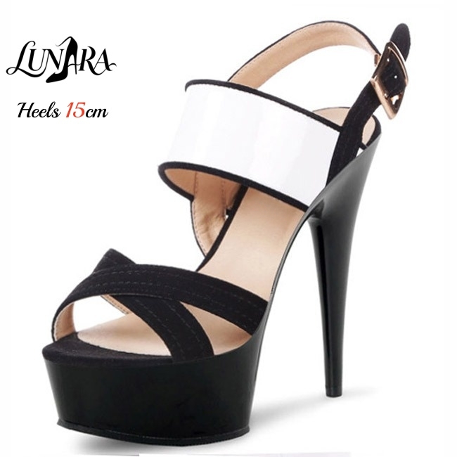Sandales à plateforme transpar - Clear Strap Heel avis et prix