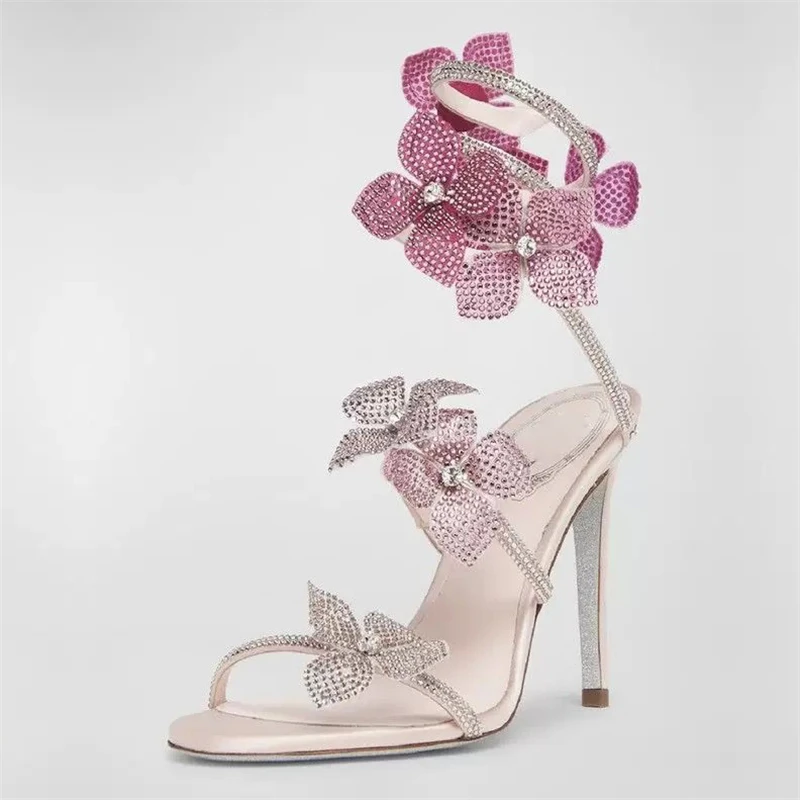 Eilyken Sexy cristal fleur min - Gladiator Sandal Women avis et prix