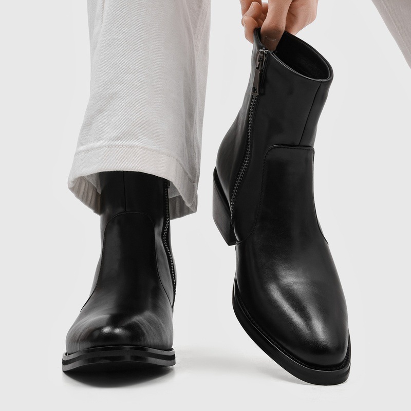 Bottes Chelsea vintage pour ho - Block Heel Ankle Boots avis et prix