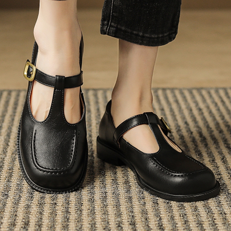 Chaussures plates décontractée - Women'S Shoes Loafers Black avis et prix