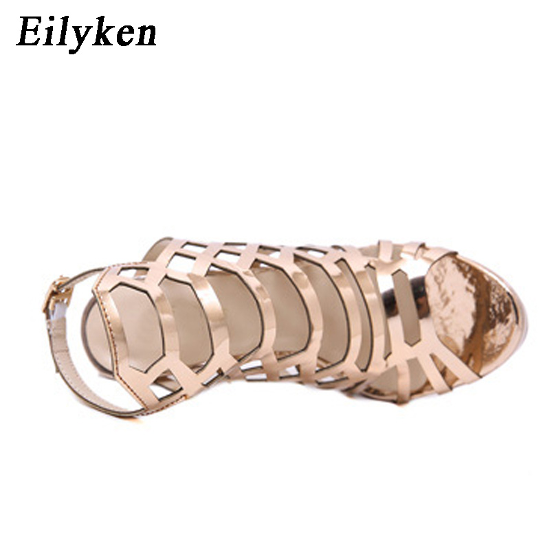 Eilyken-Sandales dorées à talo - Gladiator Sandal Women avis et prix