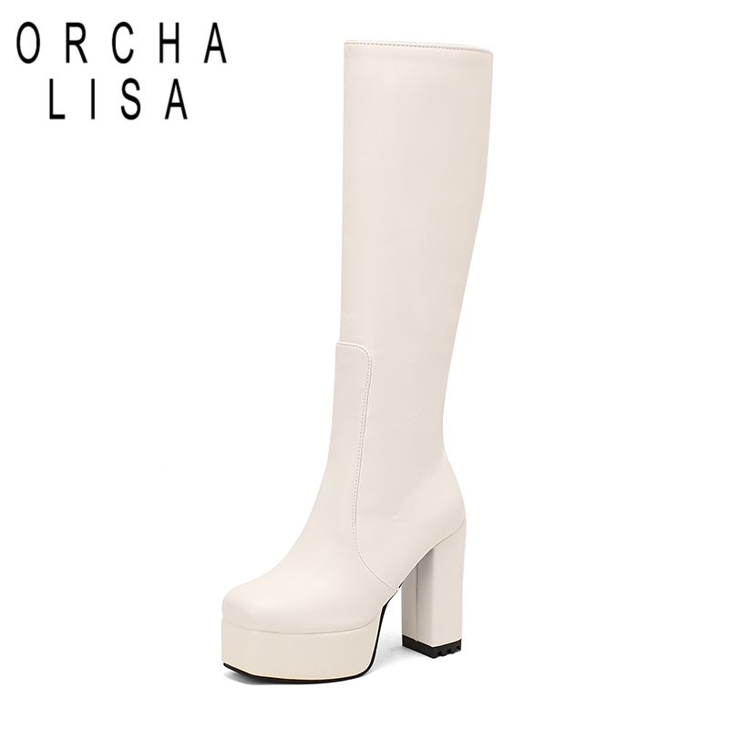ORCHALISA Bottes Glamour pour  - Women'S Shoes Extended Sizes avis et prix
