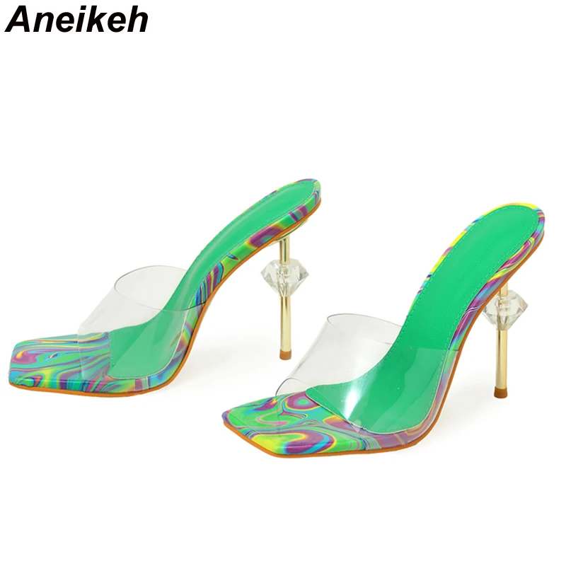 Aneikeh – sandales à talons tr - Clear Strap Heel avis et prix