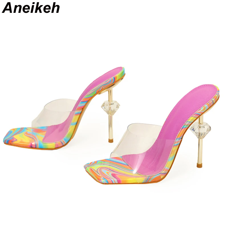 Aneikeh – sandales à talons tr - Clear Strap Heel avis et prix